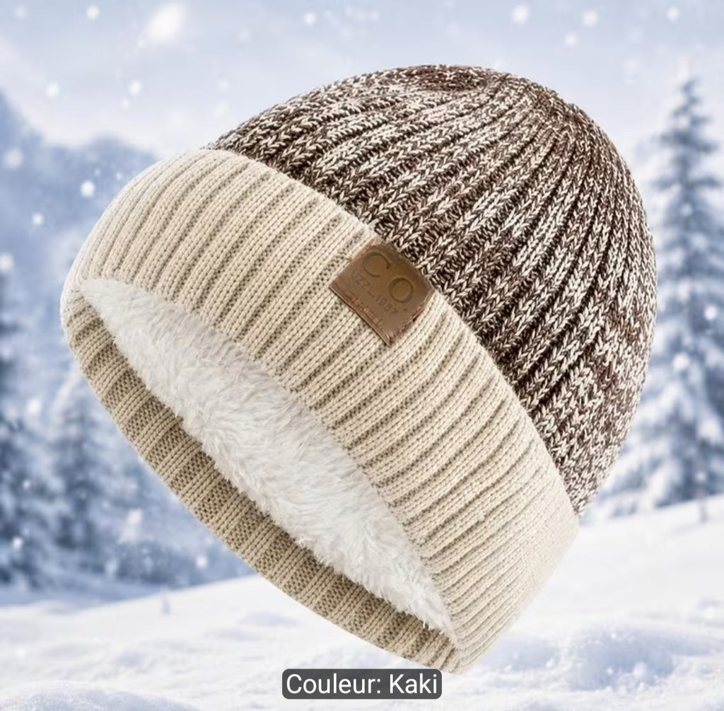 Chapeau ted en peluche d’hiver, unisexe, épais, chaud et résistant au froid – simple et polyvalent, le cadeau d’hiver idéal – disponible en 5 couleurs