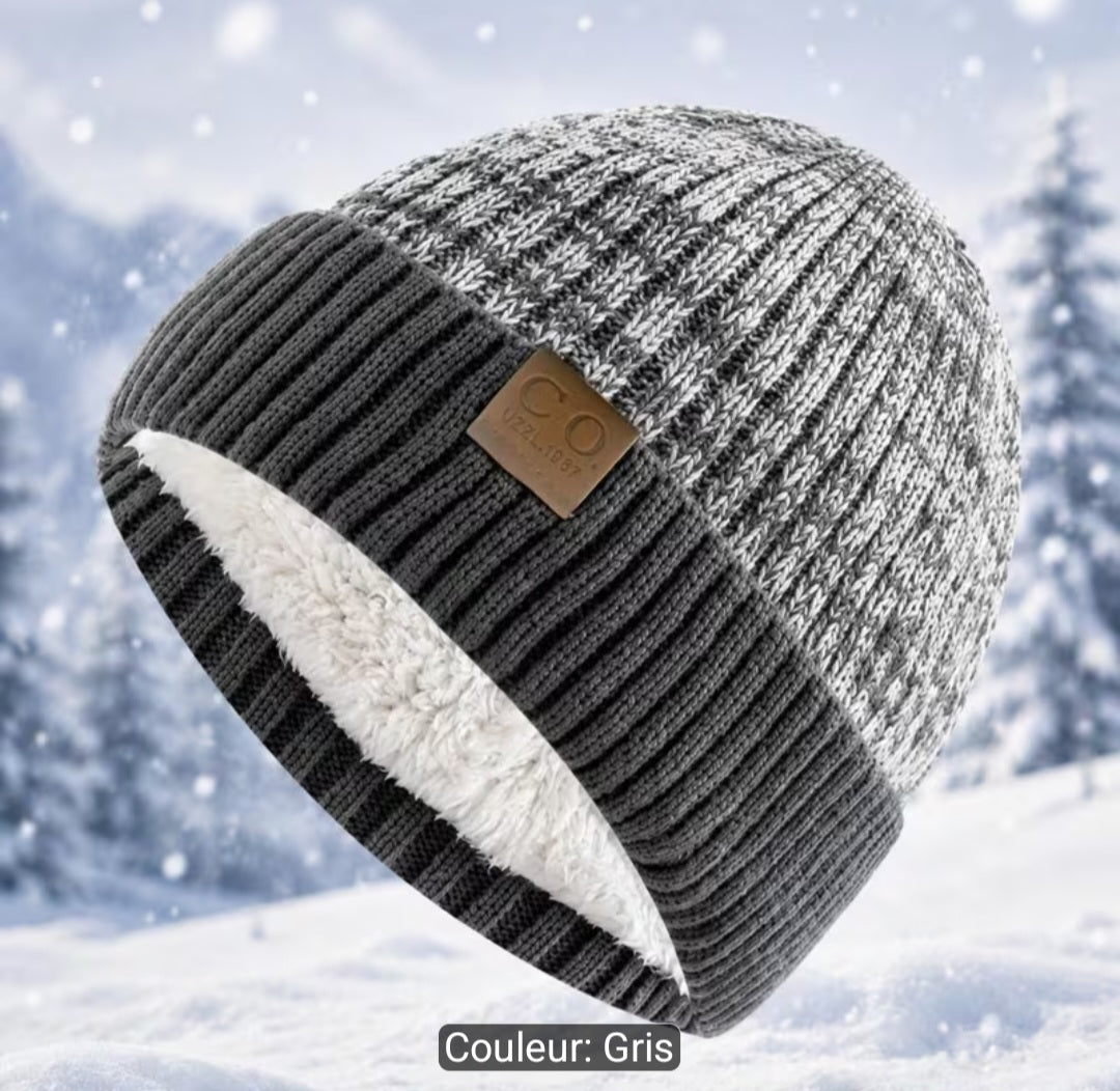 Chapeau ted en peluche d’hiver, unisexe, épais, chaud et résistant au froid – simple et polyvalent, le cadeau d’hiver idéal – disponible en 5 couleurs