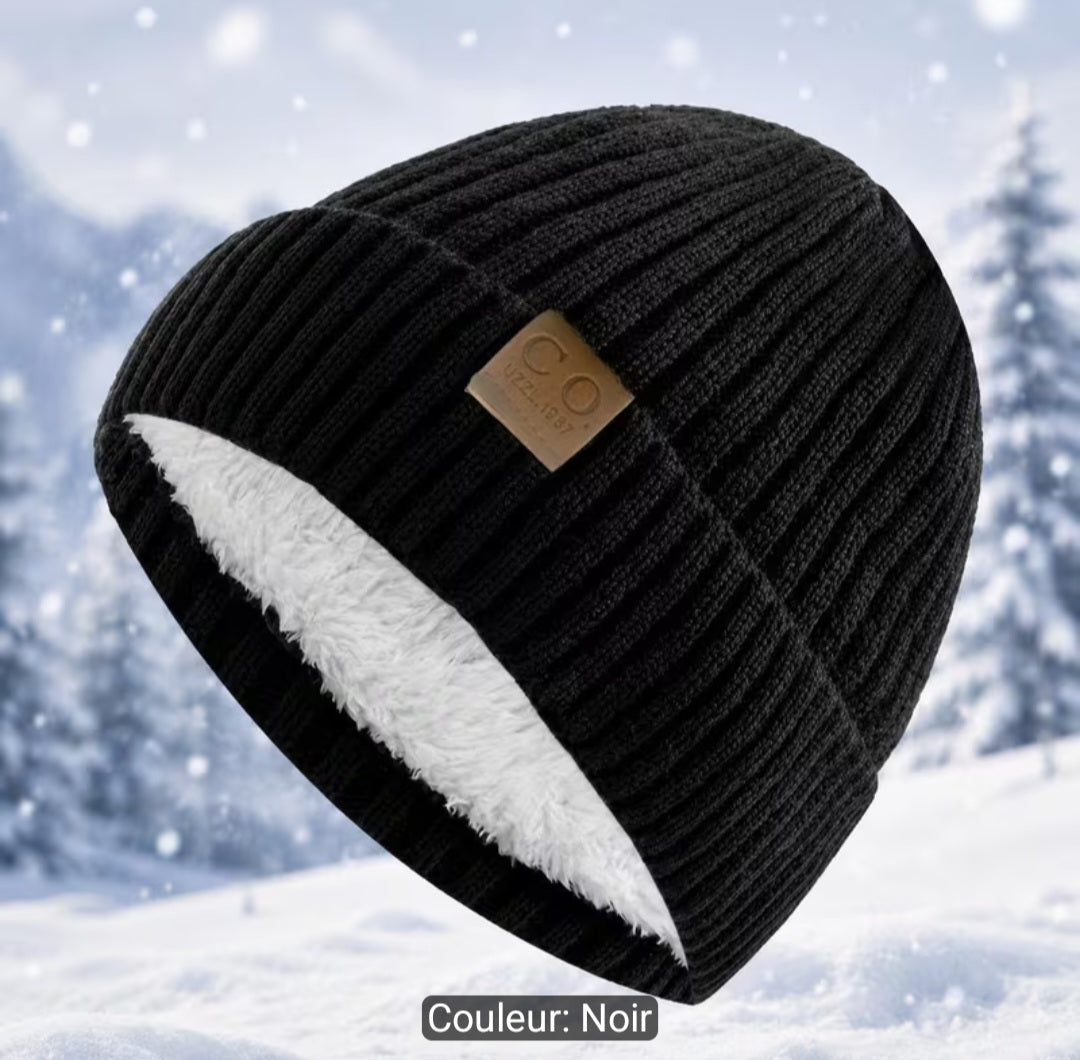 Chapeau ted en peluche d’hiver, unisexe, épais, chaud et résistant au froid – simple et polyvalent, le cadeau d’hiver idéal – disponible en 5 couleurs