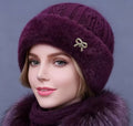 Nouveau bonnet d'automne-hiver à doublure épaisse, chaud et avec protection pour les oreilles, pour les personnes d'âge moyen et âgées